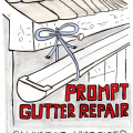 baling-twine-gutter repair