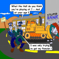 bulldoze bank color
